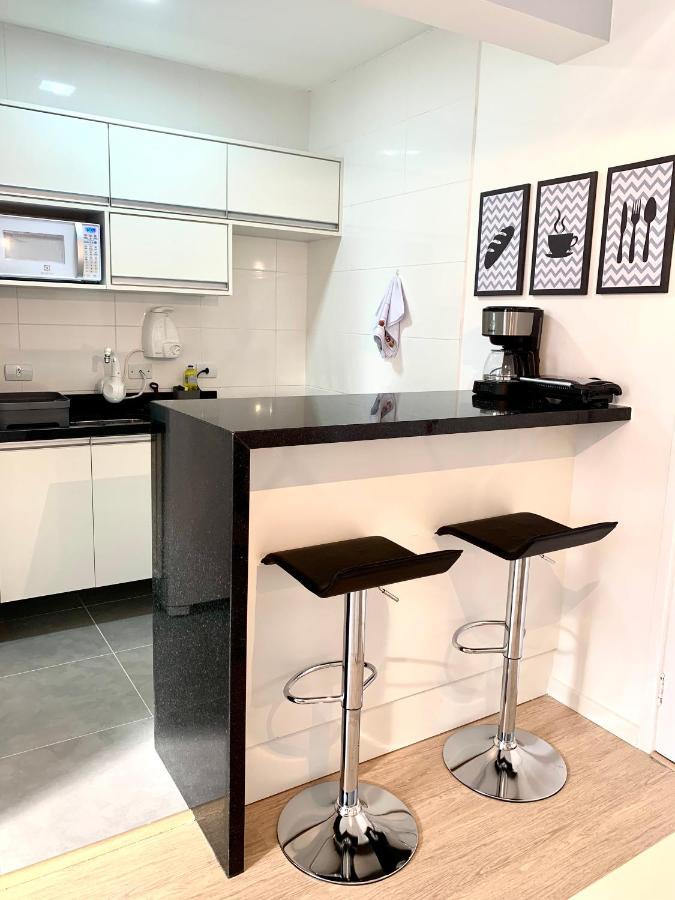 505 - Apartamento Lindo, Amplo E Decorado, Mobiliario Moderno, Cozinha Completa Com Utensilios , Excelente Vista Da Cidade E Localizacao Privelegiada No Bairro Bigorrilho Proximo De Shopping E Parques Curitiba Bagian luar foto